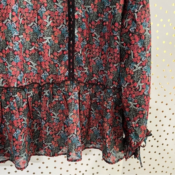 Matilda Jane Carol Sheer Floral Top - Picture 4 of 9